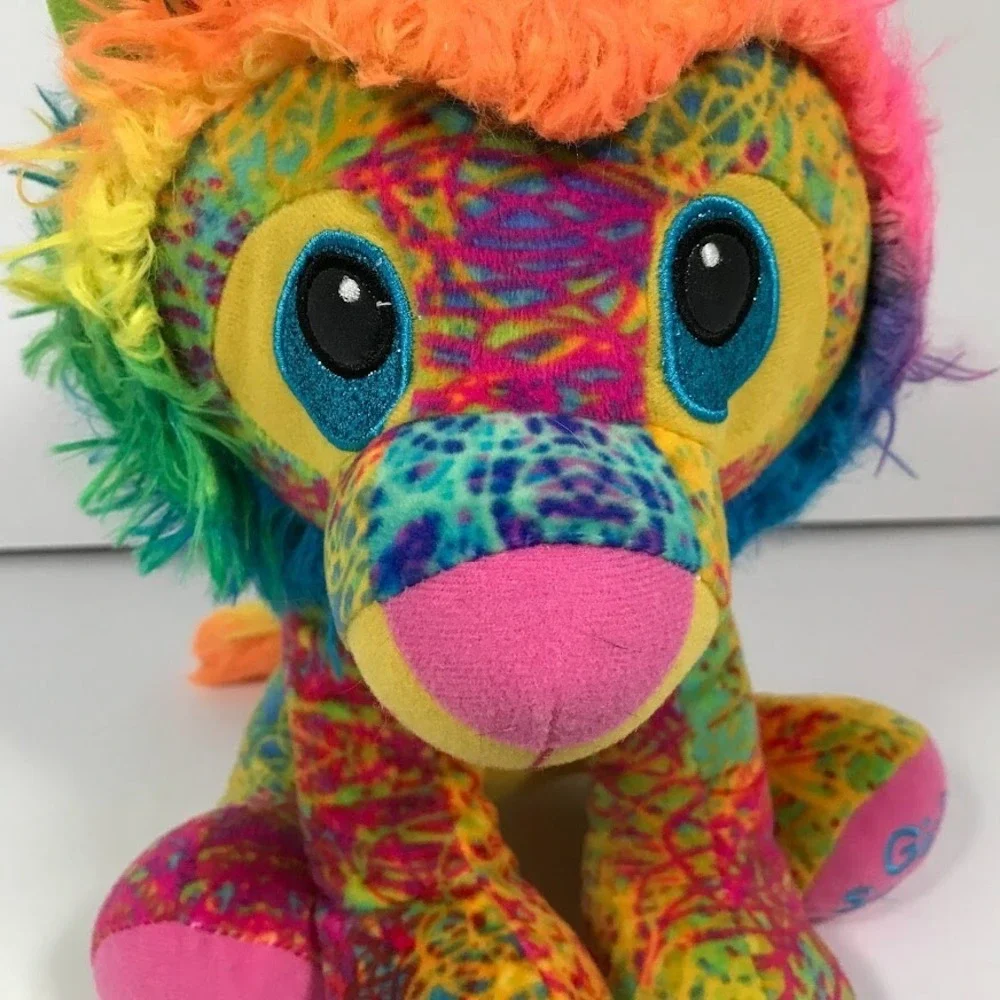 Girl Scouts 10 Inch Yellow Lion Plush Rainbow Mane Stuffed Animal 75120